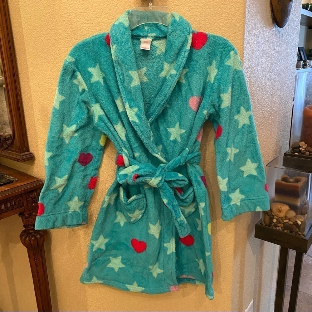 XHILARATION by Target Girls Heart & Star Robe-Lrg